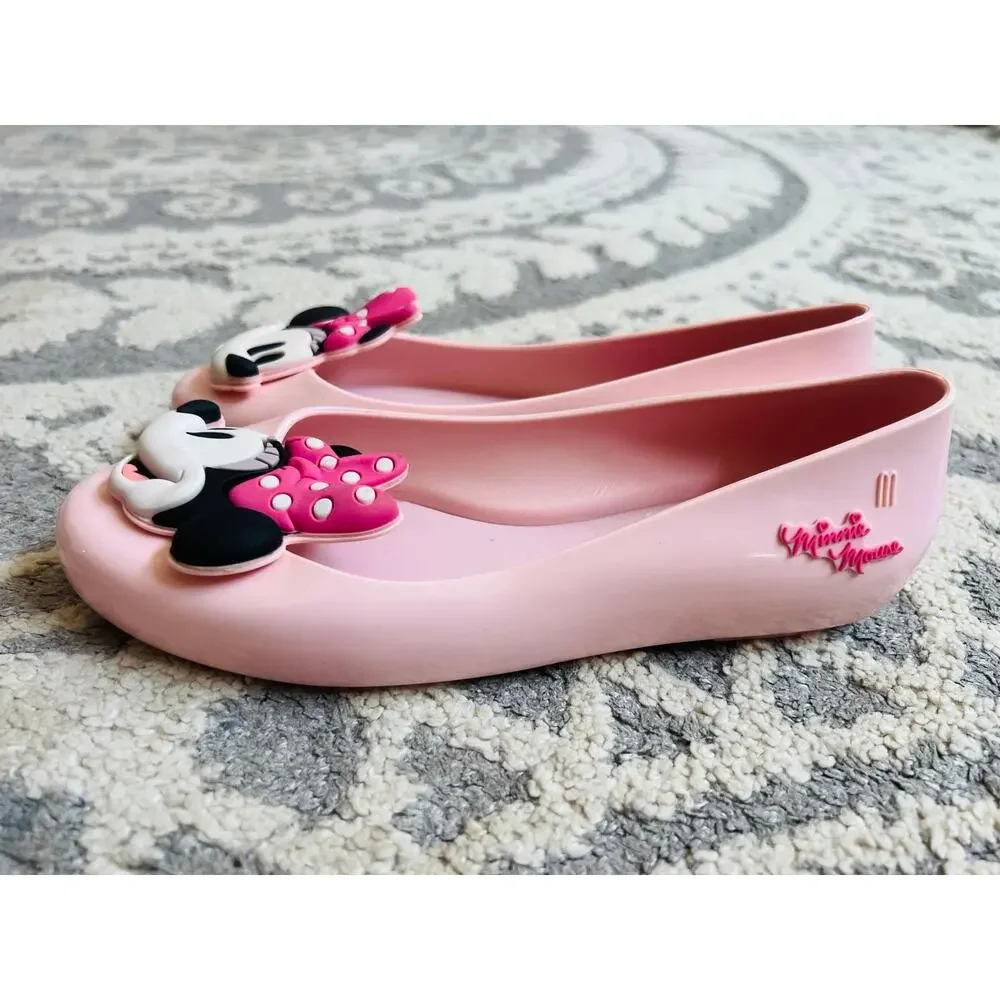 NWT❤️Mini Melissa Disney Minnie Mouse Girls shoes sz4